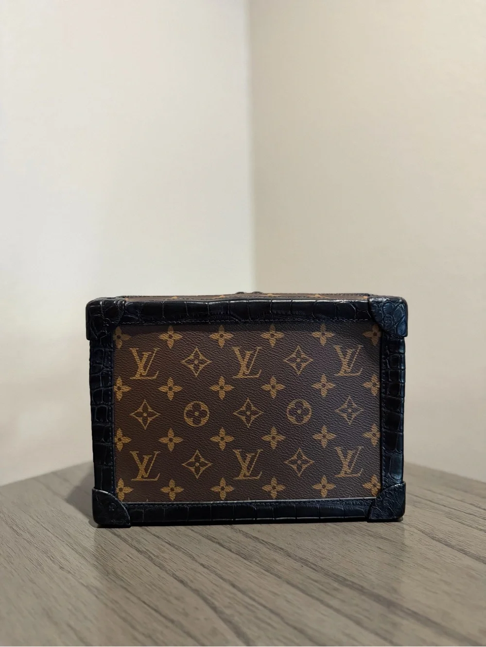 Louis Vuitton Monogram Leather Trunk Crossbody Bag